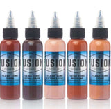 FUSION FLESH TONE SET – TINTAS | Reyes Tattoo Supply