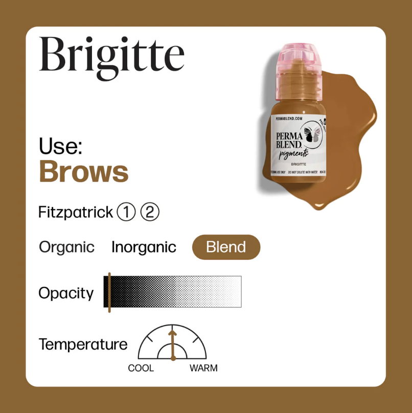 PERMABLEND BRIGETTE - *DESCUENTO POR FECHA DE CADUCIDAD* – TINTAS | Reyes Tattoo Supply