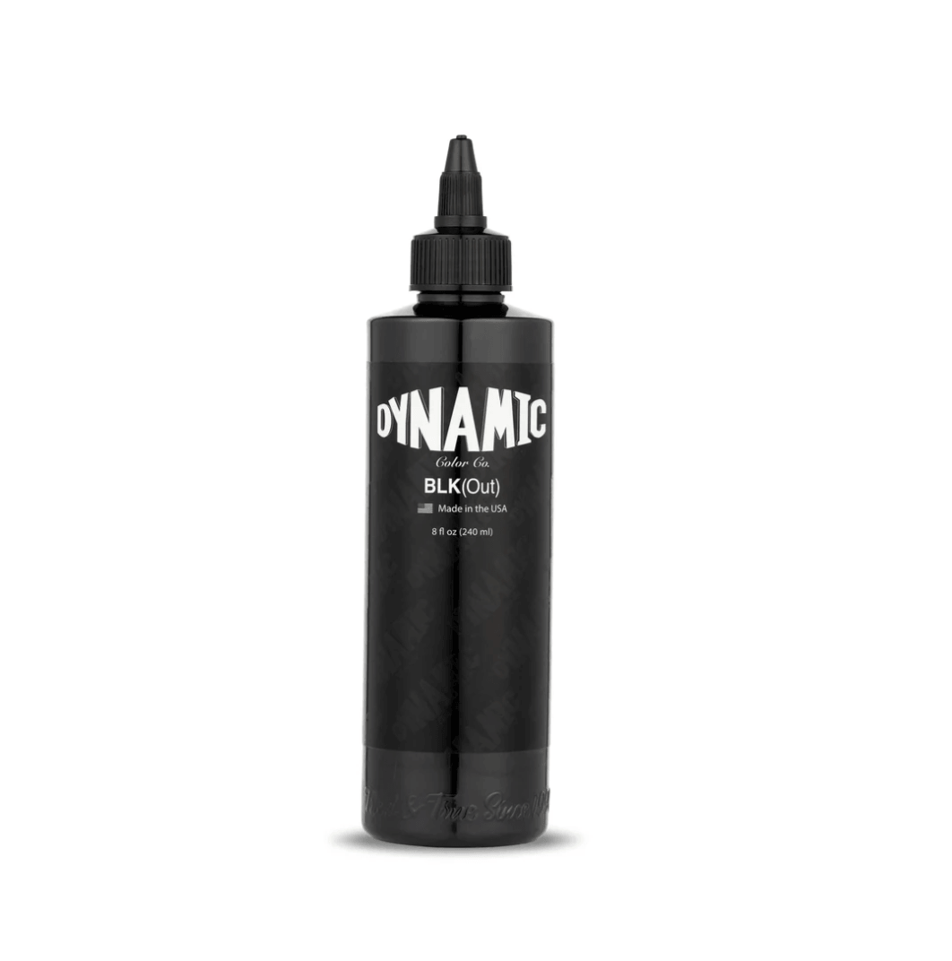 DYNAMIC DYNAMIC BLKOUT INK 8 oz – TINTAS | Reyes Tattoo Supply