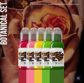WORLD FAMOUS BOTANICAL MINI SET – TINTAS | Reyes Tattoo Supply