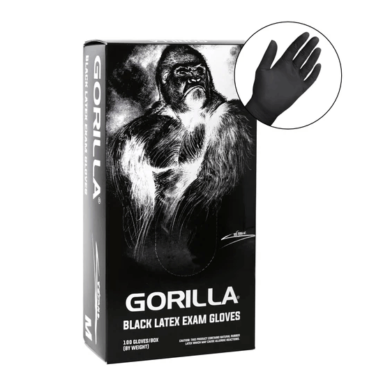 CAM SUPPLY GUANTES DE LATEX GORILLA – EQUIPO MÉDICO | Reyes Tattoo Supply