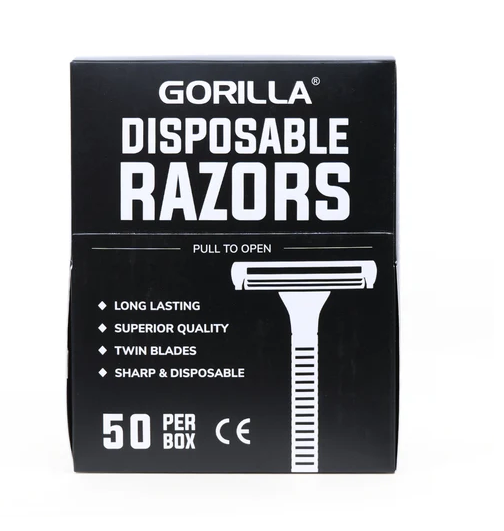 CAM SUPPLY RASTRILLOS GORILLA 50CT – EQUIPO MÉDICO | Reyes Tattoo Supply
