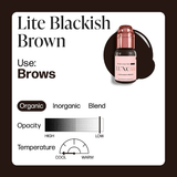 LITE BLACKISH BROWN PIGMENTO PMU— PERMA BLEND LUXE LITE