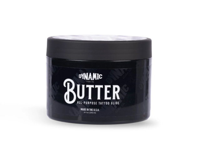 DYNAMIC BUTTER - Tattoo ButterDynamic Butter — Tattoo Butter | 8 oz | México Formulado para hidratar, proteger y favorecer la cicatrización de la piel tatuada. Textura ligera de fácil absorción — ideal durante la sesión y en el cuidado posterior. Caracter