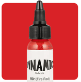 DYNAMIC INK | Labios y Rosas Tinta para Tatuar5 tintas para tatuar vibrantes rojo, perfectos para diseños de labios, rosas y más. Contiene 1 oz de rojo fuego, rojo chino, rojo burdeos, rojo vino y magenta.