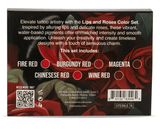DYNAMIC INK | Labios y Rosas Tinta para Tatuar5 tintas para tatuar vibrantes rojo, perfectos para diseños de labios, rosas y más. Contiene 1 oz de rojo fuego, rojo chino, rojo burdeos, rojo vino y magenta.