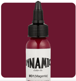 DYNAMIC INK | Labios y Rosas Tinta para Tatuar5 tintas para tatuar vibrantes rojo, perfectos para diseños de labios, rosas y más. Contiene 1 oz de rojo fuego, rojo chino, rojo burdeos, rojo vino y magenta.