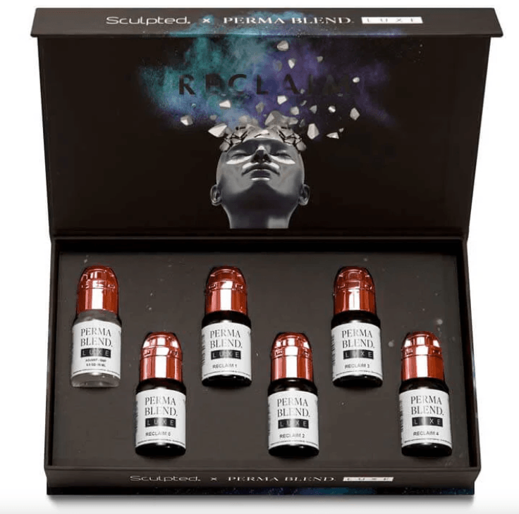 RECLAIM SET BY STEVEY G | 6 PIGMENTOS SMP | PERMA BLEND LUXEPerma Blend LUXE — Reclaim Set by Stevey G | 6 Pigmentos SMP | México Colección especializada para Scalp Micropigmentation desarrollada con el experto internacional Stevey G. Pigmentos formulados