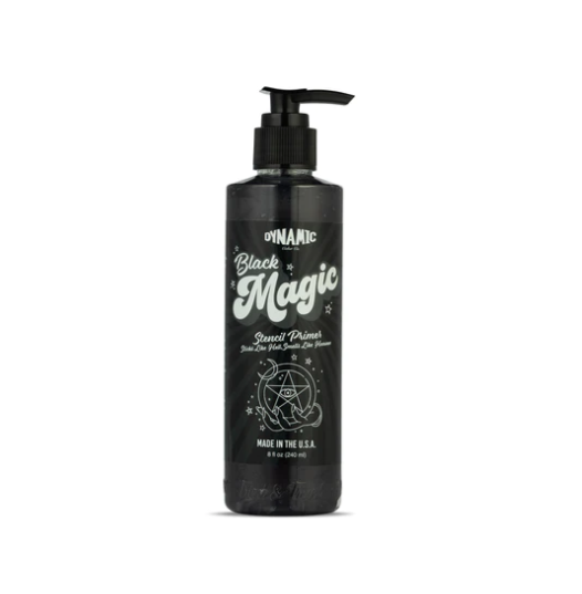 DYNAMIC DYNAMIC PRIMER STENCIL BLACK MAGIC 8oz – STENCIL | Reyes Tattoo Supply