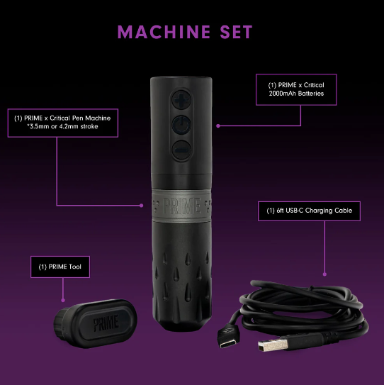 TATSOUL PRIME PEN- 4.2 INALÁMBRICA – MAQUINA | Reyes Tattoo Supply