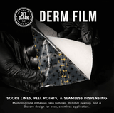 TATSOUL JET BLACK DERM FILM 6"X8 – AFTERCARE | Reyes Tattoo Supply