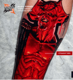 STRAIGHT REDStraight Red Tinta para Tatuar — World Famous | 1 oz | México Rojo vibrante y auténtico inspirado en señales de alto y camiones de bomberos. Alta pigmentación, opacidad media y excelente flujo — uno de los rojos más populares de World Famous.