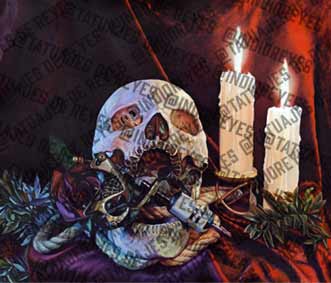 SHOP PRINT CALAVERA - INDIO REYES – PLAYERAS | Reyes Tattoo Supply