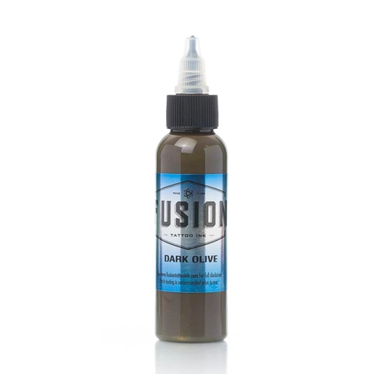 FUSION DARK OLIVE – TINTAS | Reyes Tattoo Supply