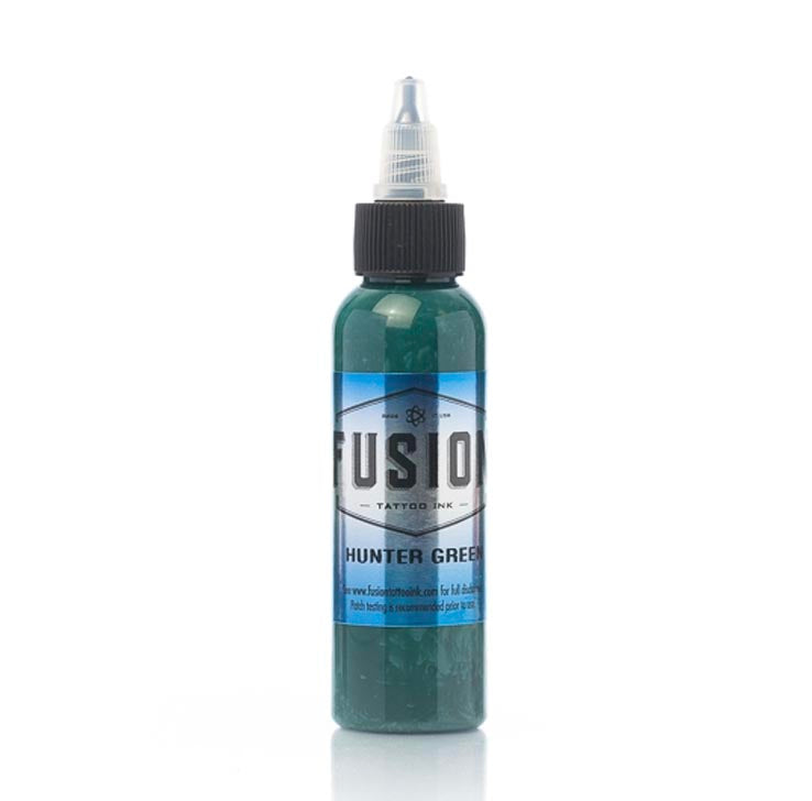 FUSION HUNTER GREEN – TINTAS | Reyes Tattoo Supply