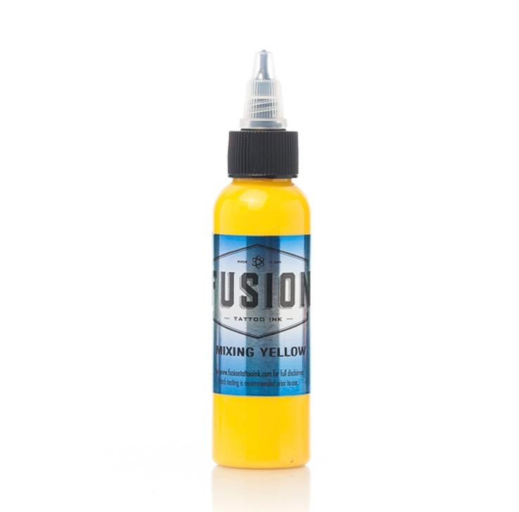 FUSION MIXING YELLOW – TINTAS | Reyes Tattoo Supply