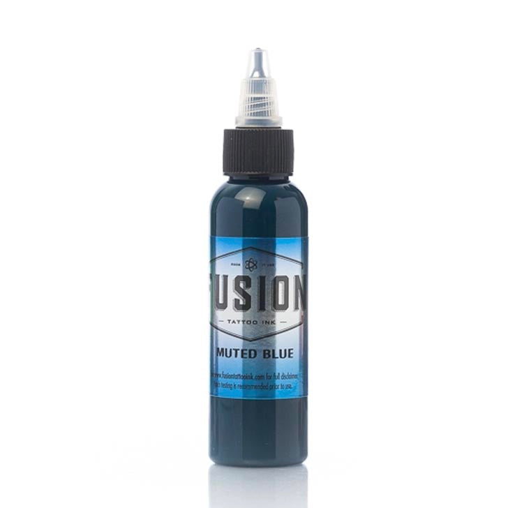 FUSION MUTED BLUE – TINTAS | Reyes Tattoo Supply