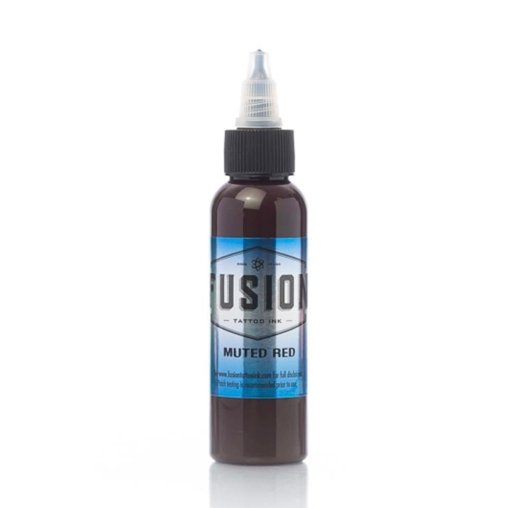 FUSION MUTED RED – TINTAS | Reyes Tattoo Supply
