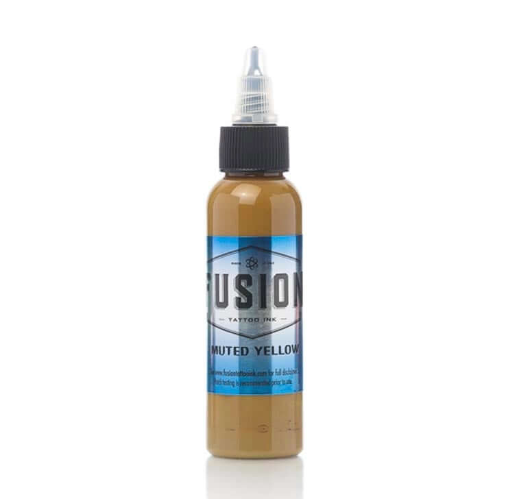 FUSION MUTED YELLOW – TINTAS | Reyes Tattoo Supply