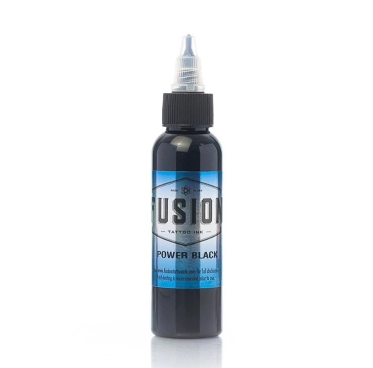 FUSION POWER BLACK – TINTAS | Reyes Tattoo Supply