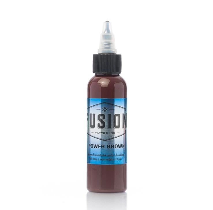 FUSION POWER BROWN – TINTAS | Reyes Tattoo Supply