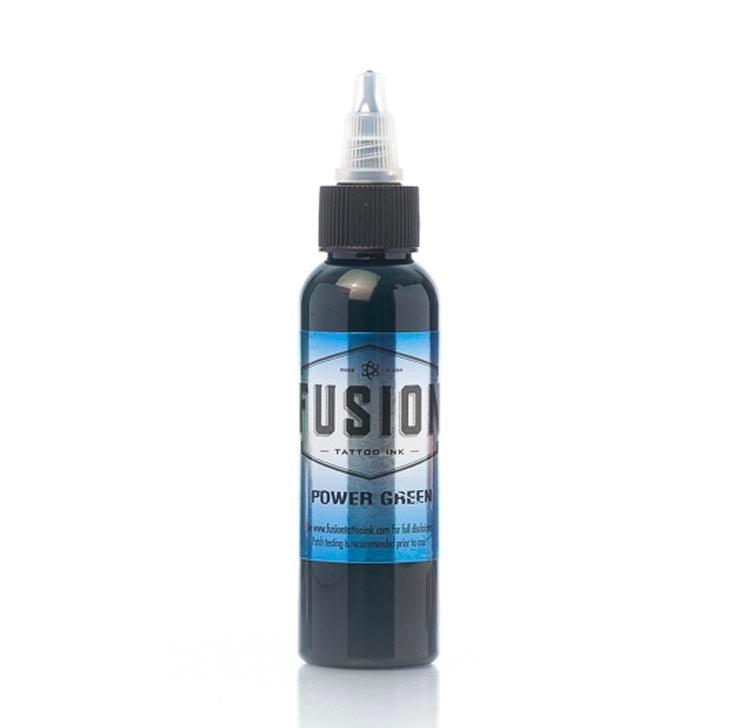 FUSION POWER GREEN – TINTAS | Reyes Tattoo Supply