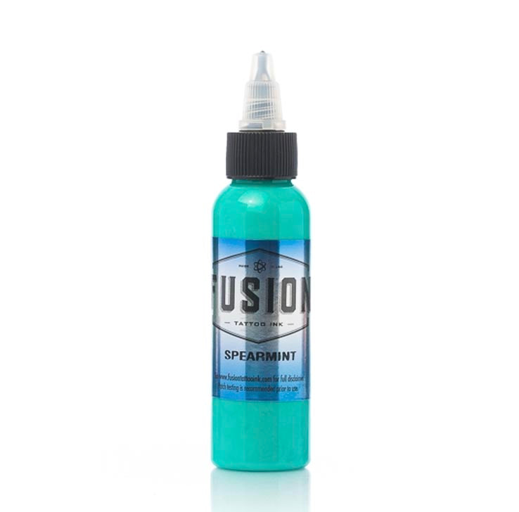 FUSION SPEARMINT GREEN – TINTAS | Reyes Tattoo Supply