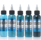 FUSION OPAQUE BLUE SET – TINTAS | Reyes Tattoo Supply