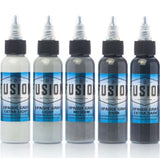 FUSION OPAQUE GRAY SET – TINTAS | Reyes Tattoo Supply