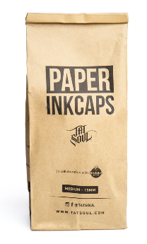 TATSOUL INK CAPS BIODEGRADABLES MEDIUM – ACCESORIOS | Reyes Tattoo Supply