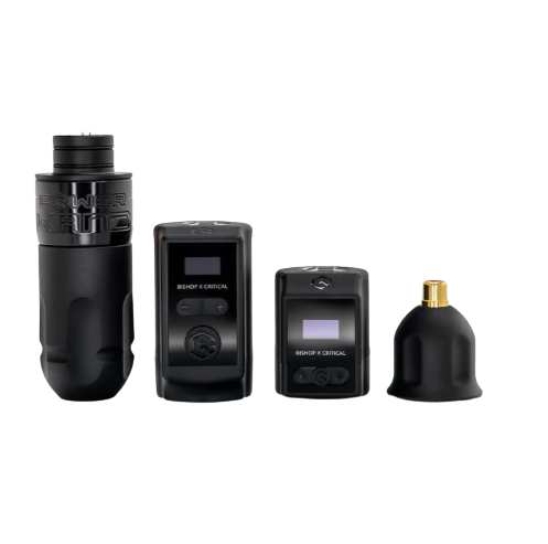 BISHOP POWER WAND LINER KIT INALAMBRICA – MÁQUINAS ROTATIVAS | Reyes Tattoo Supply