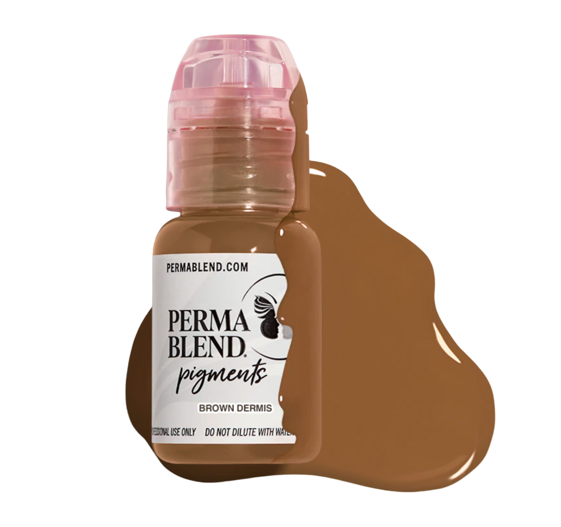 PERMABLEND BROWN DERMIS – TINTAS | Reyes Tattoo Supply