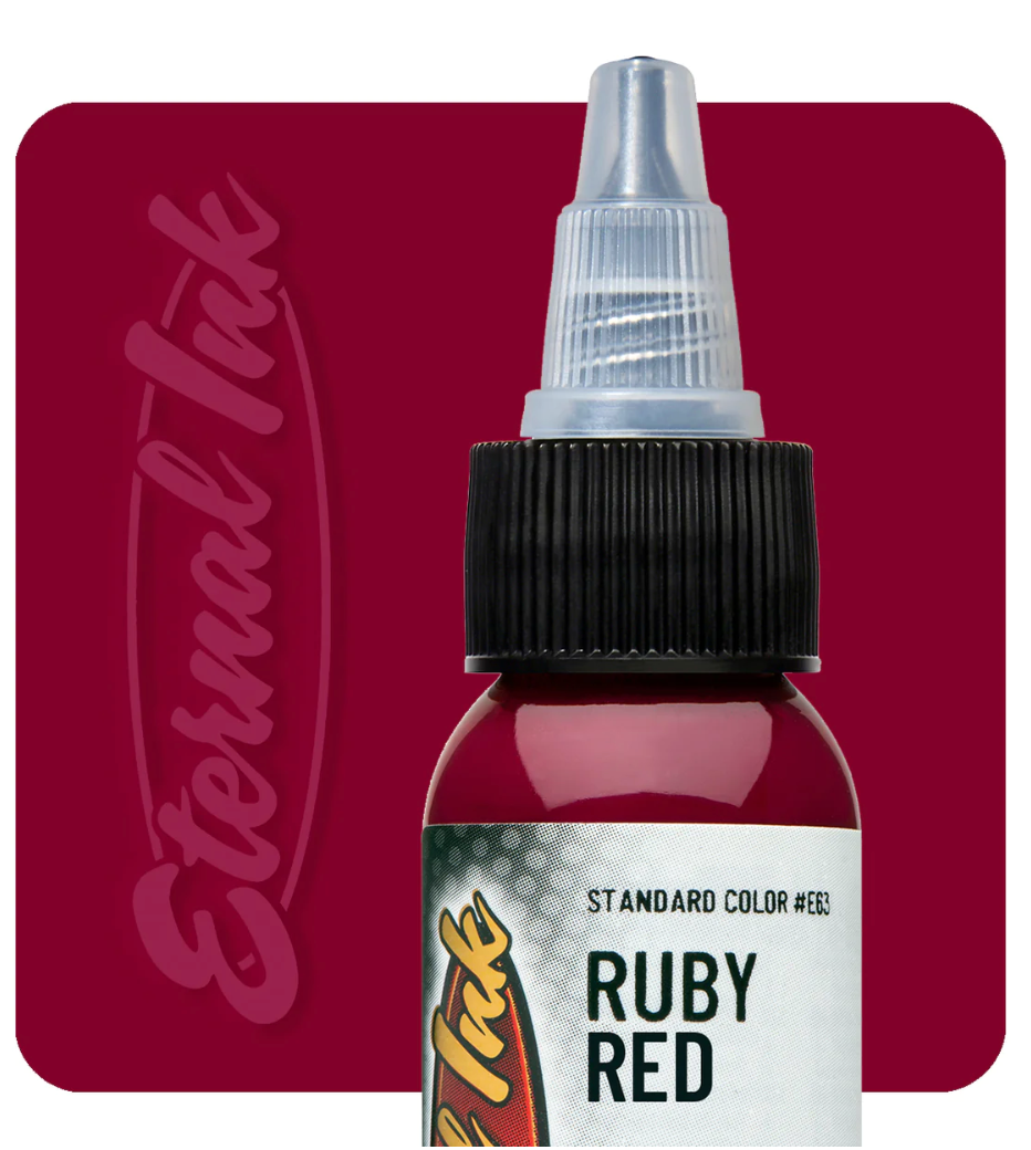 ETERNAL Eternal - RUBY RED – TINTAS | Reyes Tattoo Supply