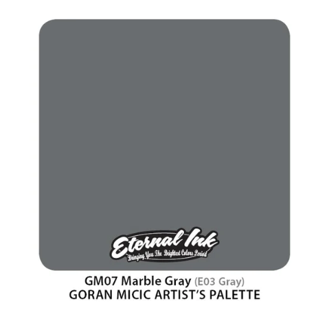 ETERNAL MARBLE GRAY - GORAN MICIC – TINTAS | Reyes Tattoo Supply