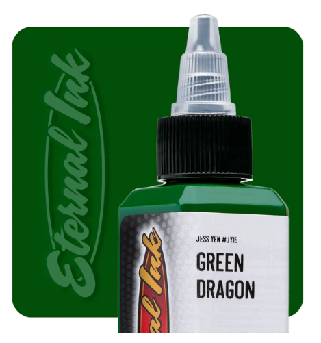 ETERNAL GREEN DRAGON - JESS YEN SIGNATURE SERIES – TINTAS | Reyes Tattoo Supply