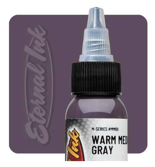 ETERNAL WARM MEDIUM GRAY - M SERIES – TINTAS | Reyes Tattoo Supply