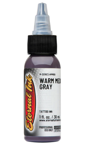 ETERNAL WARM MEDIUM GRAY - M SERIES – TINTAS | Reyes Tattoo Supply