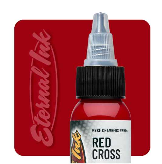 ETERNAL RED CROSS - MYKE CHAMBERS – TINTAS | Reyes Tattoo Supply