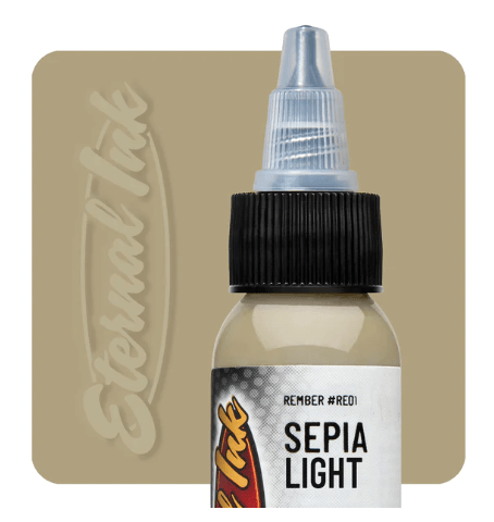 ETERNAL SEPIA LIGHT - REMBER SIGNATURE – TINTAS | Reyes Tattoo Supply