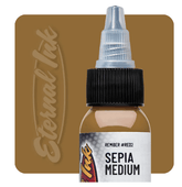 ETERNAL SEPIA MEDIUM - REMBER SIGNATURE – TINTAS | Reyes Tattoo Supply