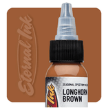 ETERNAL LONGHORN BROWN - SEASONAL SPECTRUM – TINTAS | Reyes Tattoo Supply
