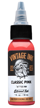 ETERNAL CLASSIC PINK - VINTAGE INK – TINTAS | Reyes Tattoo Supply