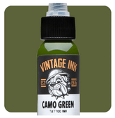 ETERNAL CAMO GREEN - VINTAGE INK – TINTAS | Reyes Tattoo Supply