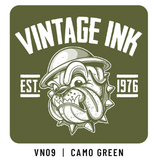 ETERNAL CAMO GREEN - VINTAGE INK – TINTAS | Reyes Tattoo Supply
