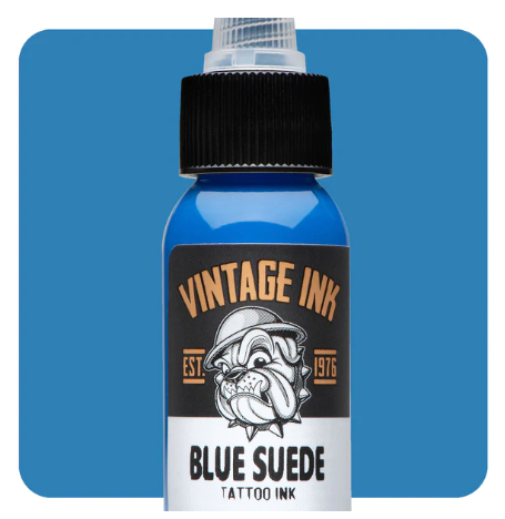 ETERNAL BLUE SUEDE - VINTAGE INK – TINTAS | Reyes Tattoo Supply