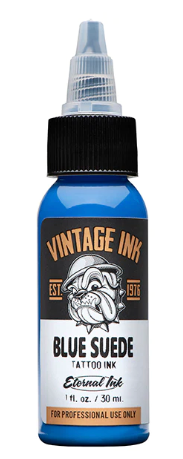 ETERNAL BLUE SUEDE - VINTAGE INK – TINTAS | Reyes Tattoo Supply
