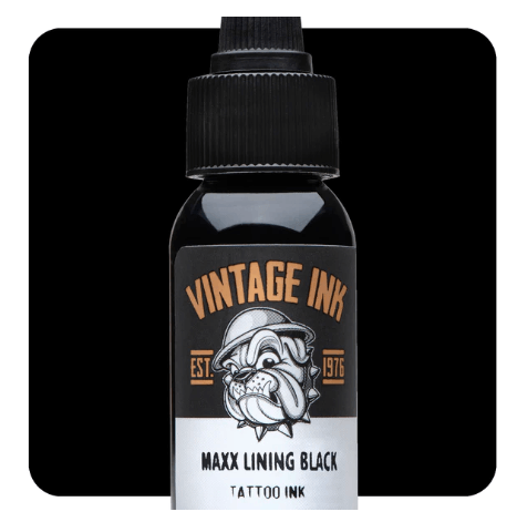 ETERNAL MAXX LINING BLACK - VINTAGE INK – TINTAS | Reyes Tattoo Supply