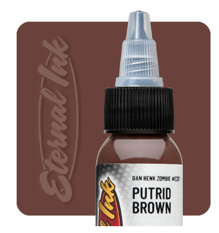 ETERNAL PUTRID BROWN - ZOMBIE – TINTAS | Reyes Tattoo Supply