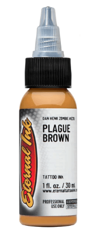 ETERNAL PLAGUE BROWN - ZOMBIE – TINTAS | Reyes Tattoo Supply