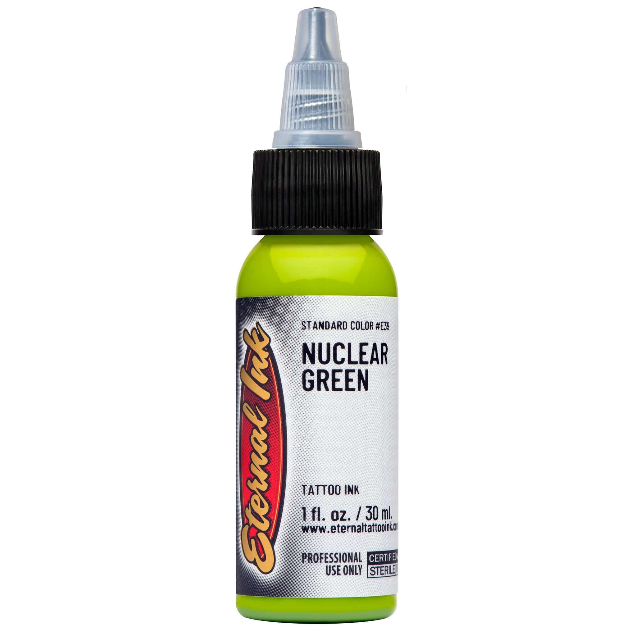 ETERNAL Eternal - NUCLEAR GREEN – TINTAS | Reyes Tattoo Supply